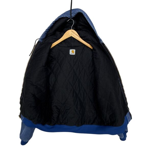 Carhartt Active Jacket Quilt Lined Mens Large J68 BLU Blue Sandstone - Picture 3 of 16